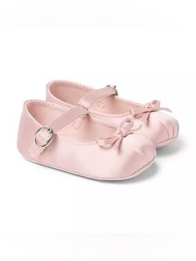 Baby Pink Mary Jane Bow Shoes